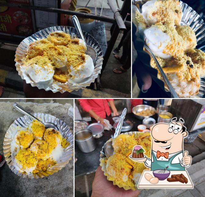 The ChAAt King serves a selection of desserts