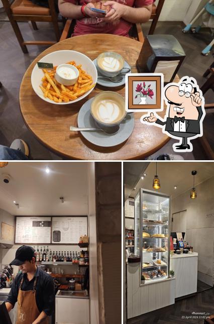 The interior of Tan Coffee