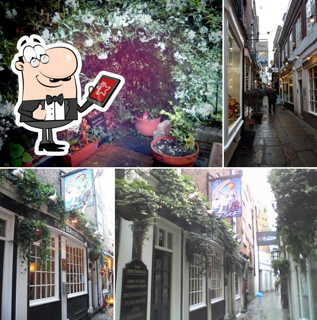 Check out how The Britannia looks outside