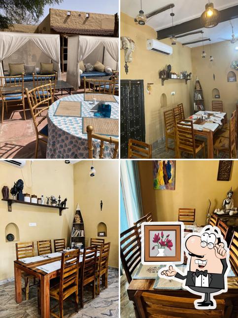 The interior of The Courtyard - Best Restaurant Indian Restaurants Veg Restaurants