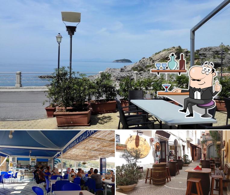 Gli interni di Caletta del Porto