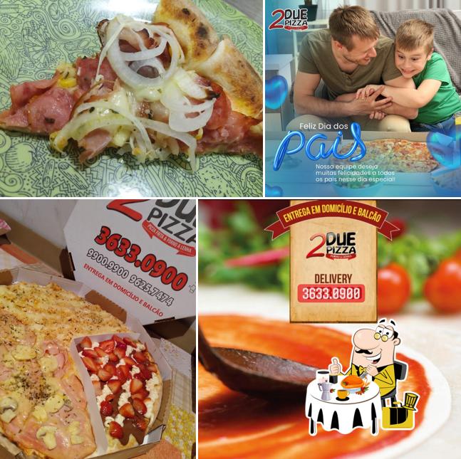 Comida em Due Pizza
