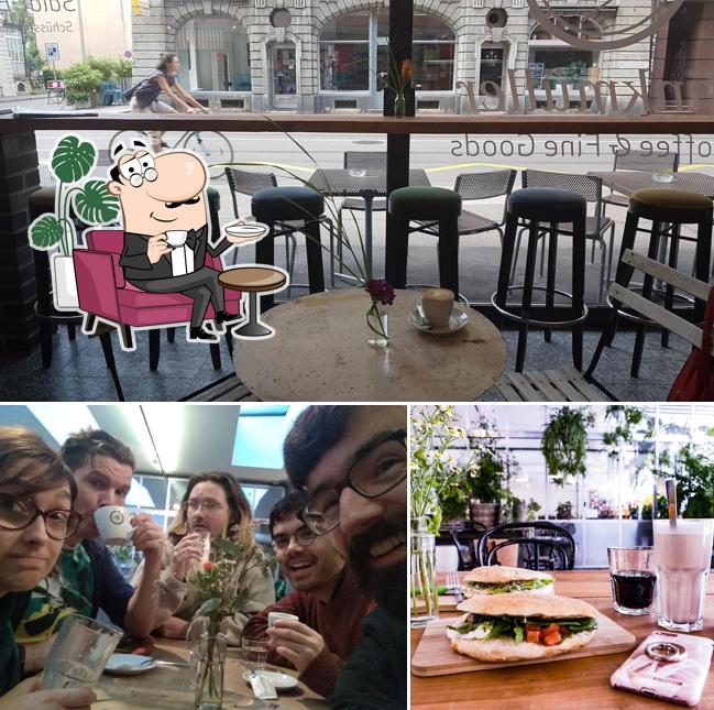 Dai un'occhiata agli interni di Finkmüller – Coffee & Fine Goods, Klybeckstrasse
