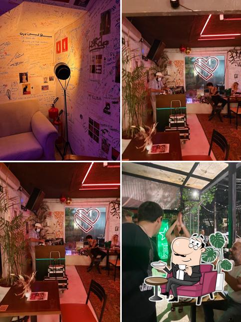 O interior do Heavy House