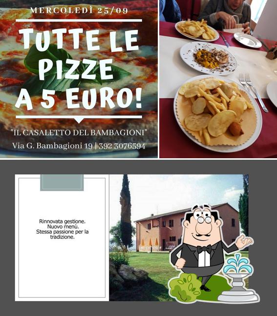 Goditi la vista dagli esterni di Il Casaletto del Bambagioni - Ristorante