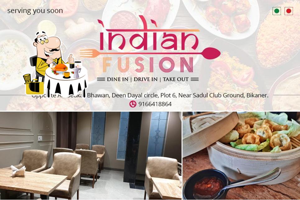 Meals at Indian fusion