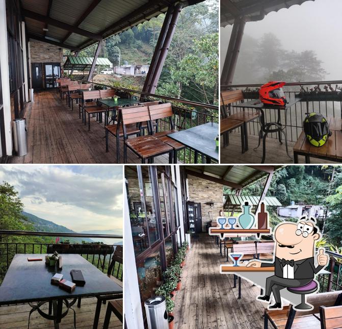 The interior of Margaret's Deck Tea Lounge (Goodricke Tea Pot)