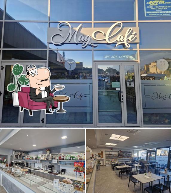 Gli interni di Mag Café