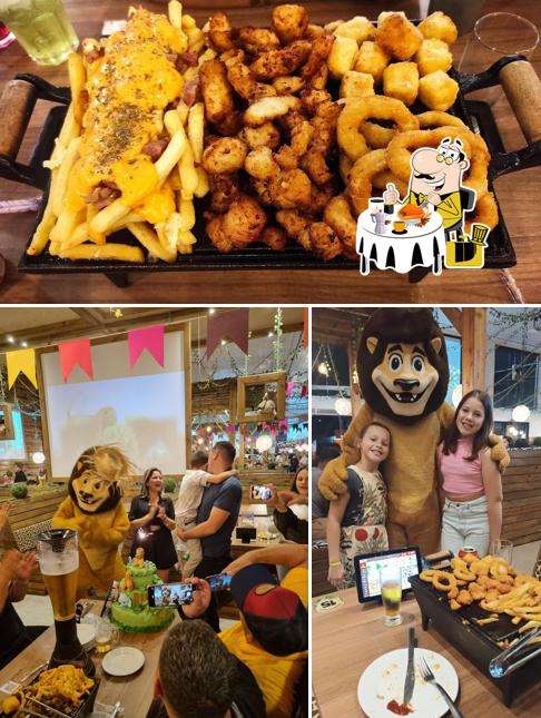 Platos en Mundo Animal Lanchonete Temática