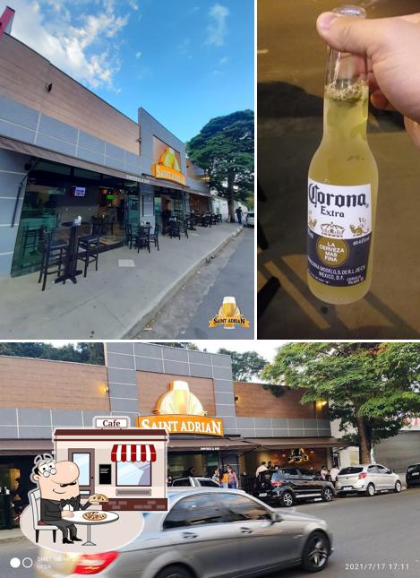 O exterior do Saint Adrian Empório & Bar