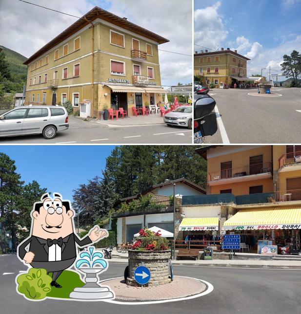 Goditi la vista dagli esterni di Appennino Pavese Albergo Ristorante