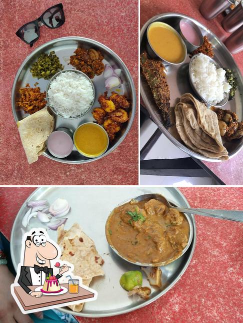 SaiDatt Bhojanalaya serves a selection of desserts