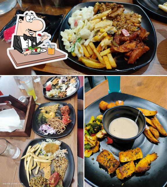 Food at William John's Pizza Superlative