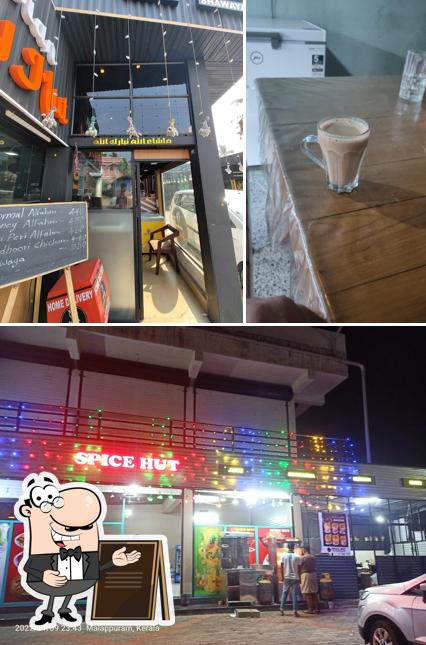 Take a look at the photo displaying exterior and food at SPICY HUT