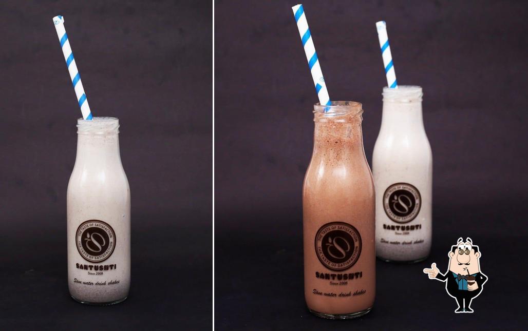 Enjoy a drink at Santushti Shakes and More - Factory Outlet