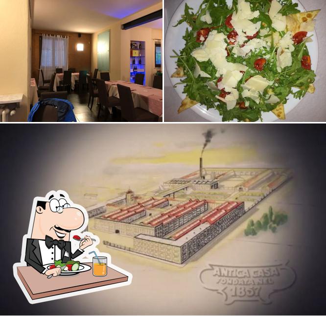 Tra le diverse cose da Borsalino si possono trovare la cibo e interni