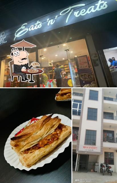 Among different things one can find exterior and dessert at Eats N Treats