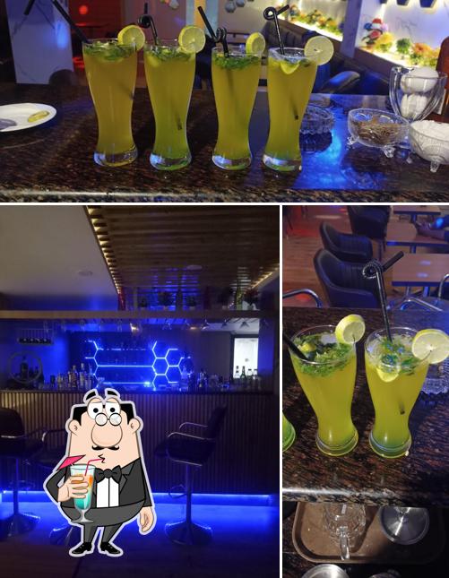 The picture of Boss Bar & Restaurant’s drink and interior