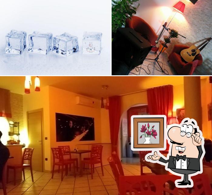 La interni e esterno del ristorante