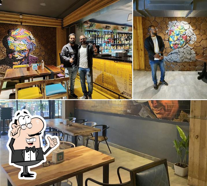 The interior of Jook Taproom- Pub in Yelahanka