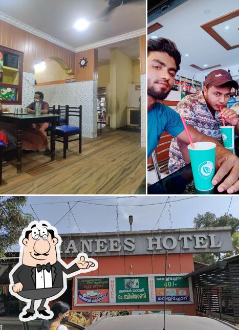 The interior of Hotel Manees
