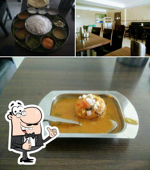 See this picture of Kanchi Bhavan