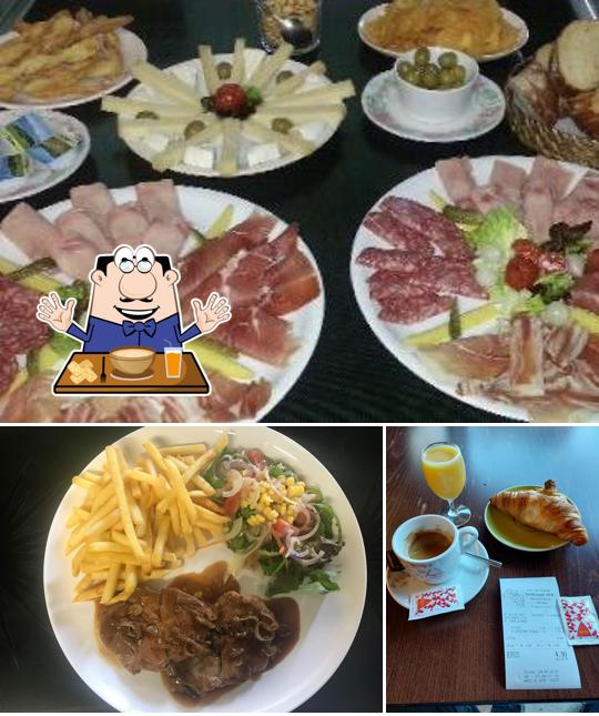 Platti al Restaurant La Grappe d'Or