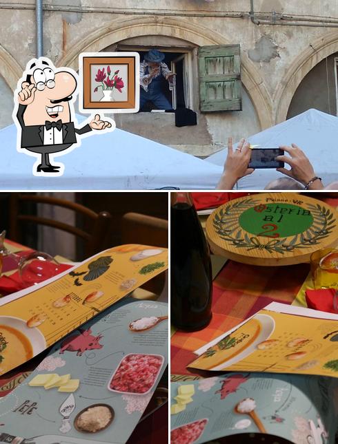 Dai un'occhiata agli interni di Osteria al 2