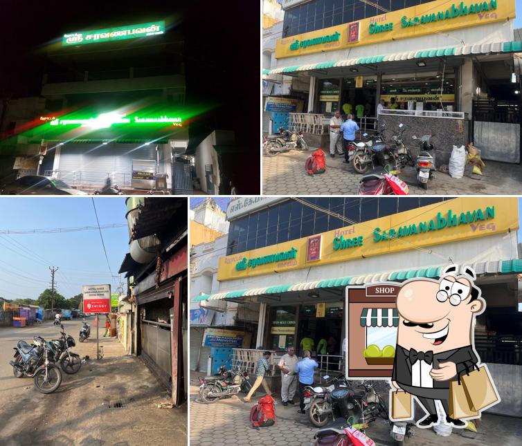 The exterior of Shree Saravanabhavan