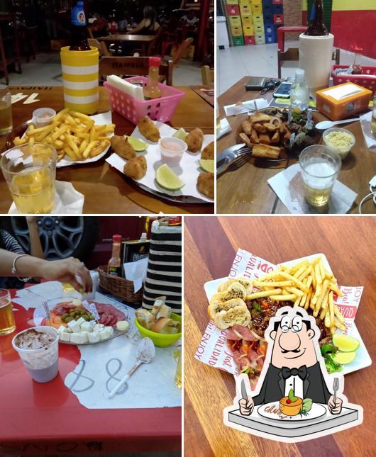 Comida em Snoopy Bar