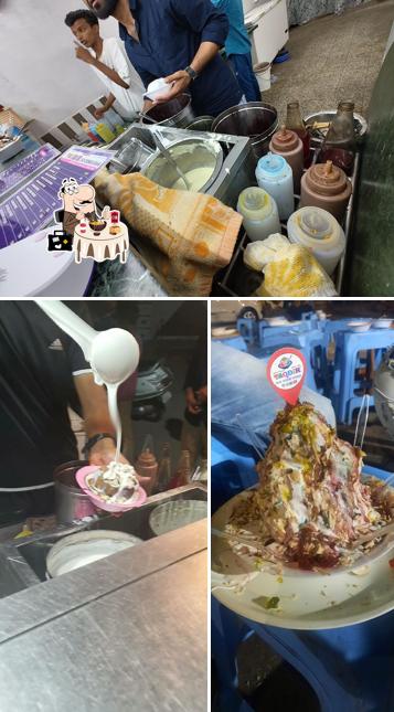 Among various things one can find food and beverage at Takdir ice Gola Parlour