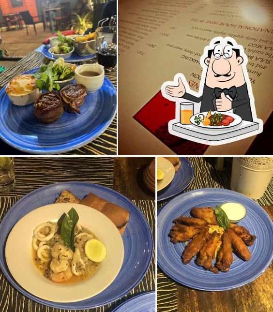 Food at Jamies Restaurant