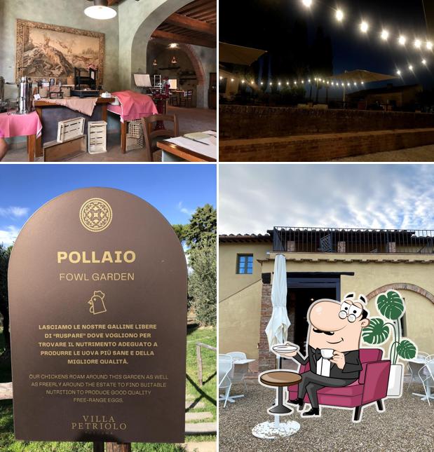 Gli interni di Osteria di Golpaja