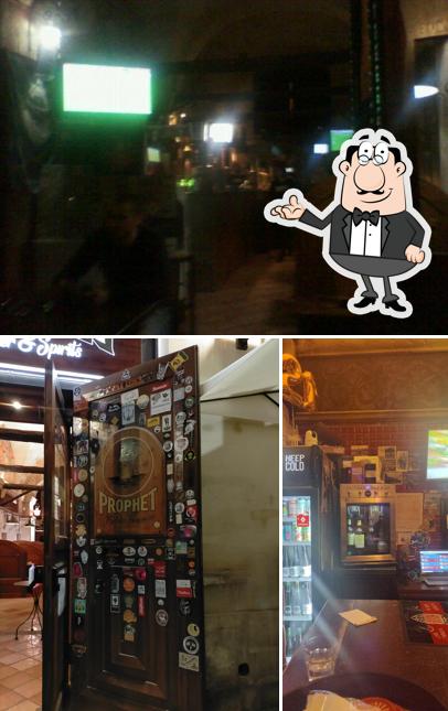 Gli interni di Prophet Pub