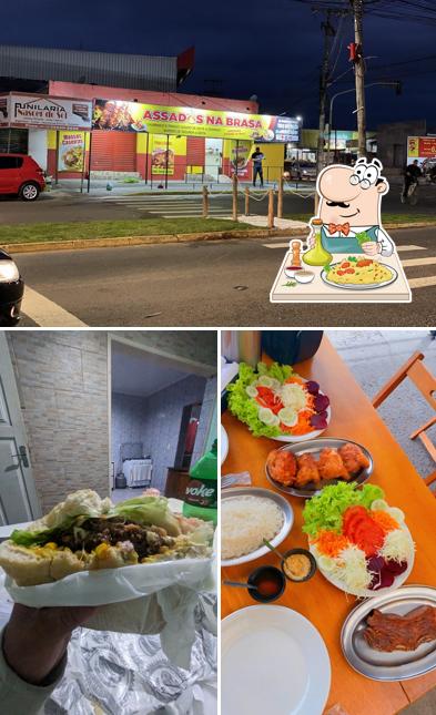 Assados na brasa