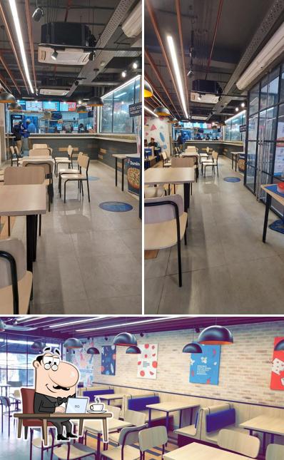The interior of Domino's Pizza Civil Lines, Gurdaspur