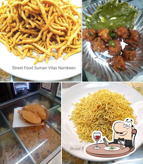 Food at Street Food Suman Vilas Namkeen and Sweets