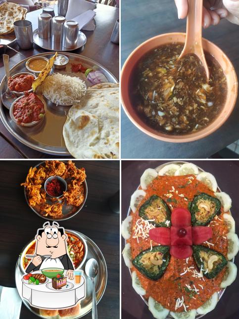 Hot and sour soup at sai samarth dhabha