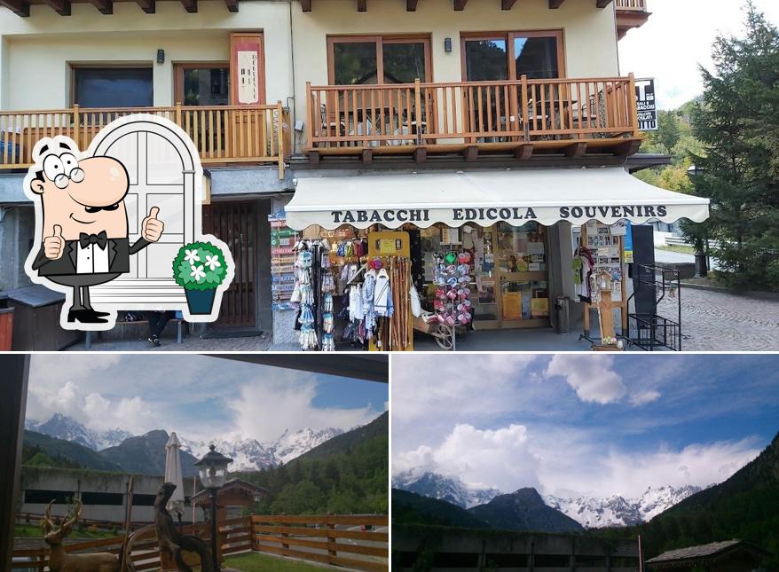 Gli esterni costituiscono una caratteristica importante di Ristorante Pizzeria bar Bellevue