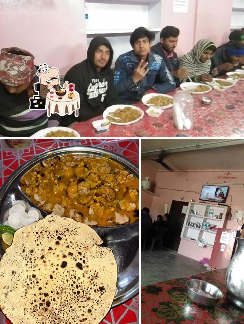 Check out the image showing food and interior at Shekhawati Pavitra Bojanalay Heerawala dal bati churma