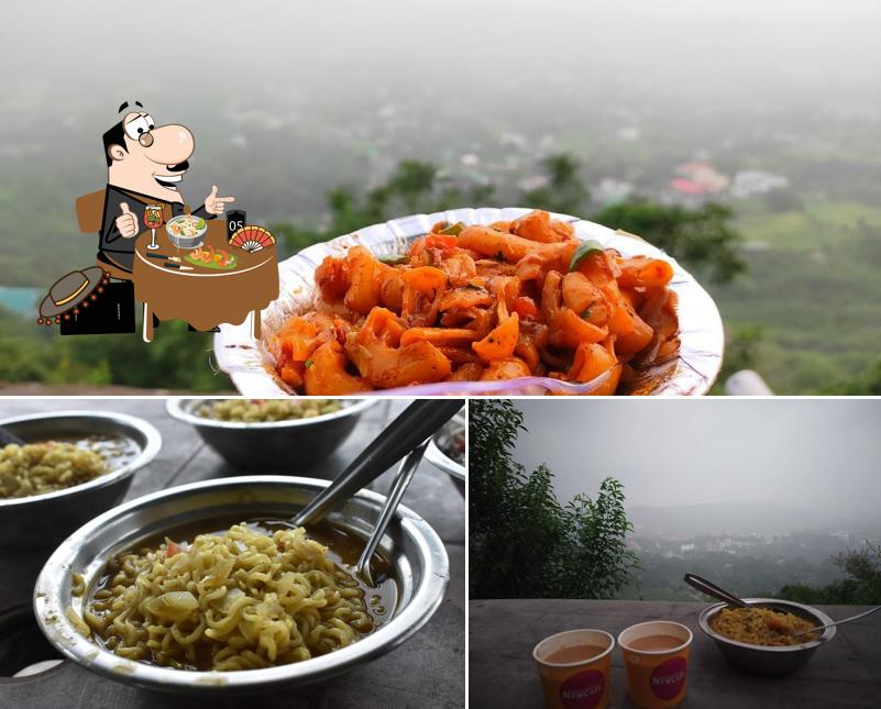 Among various things one can find food and beer at Shivalik Maggi Point