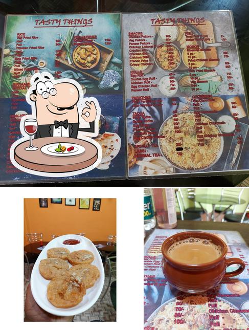 This is the photo displaying food and beverage at Tasty things