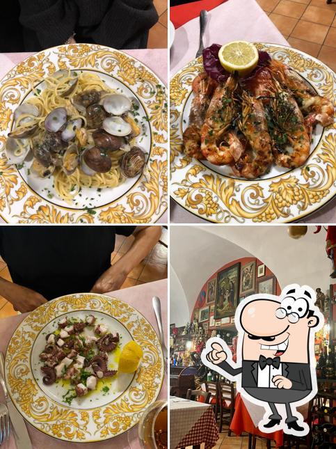 Gli interni di Trattoria La Canonica