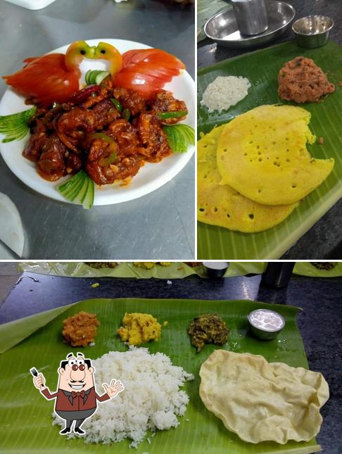 Meals at New Bhavani Restaurant