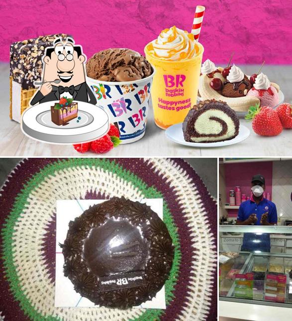 Chocolate cake at Baskin Robbins - Ice Cream Desserts