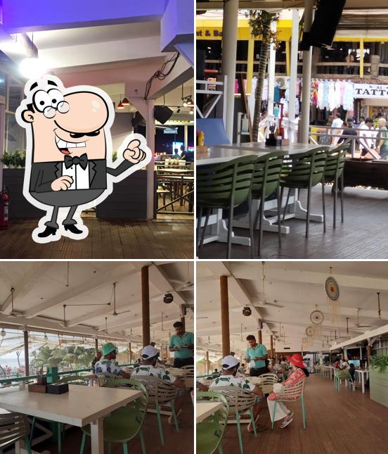 The interior of Barista Cafe, Calangute