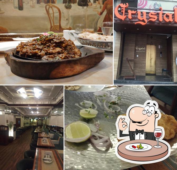 Food at Crystal Restaurant
