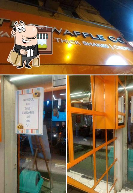 The exterior of The Waffle Co