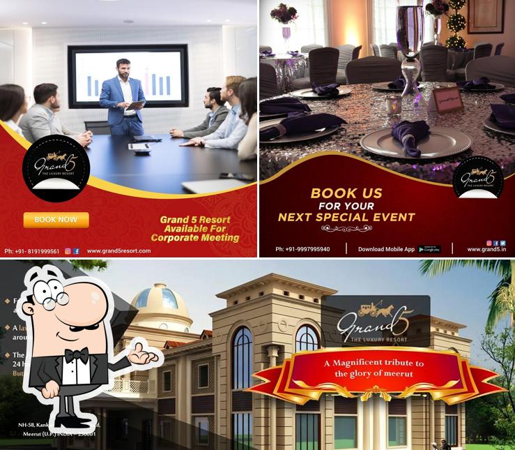 The restaurant's interior and exterior