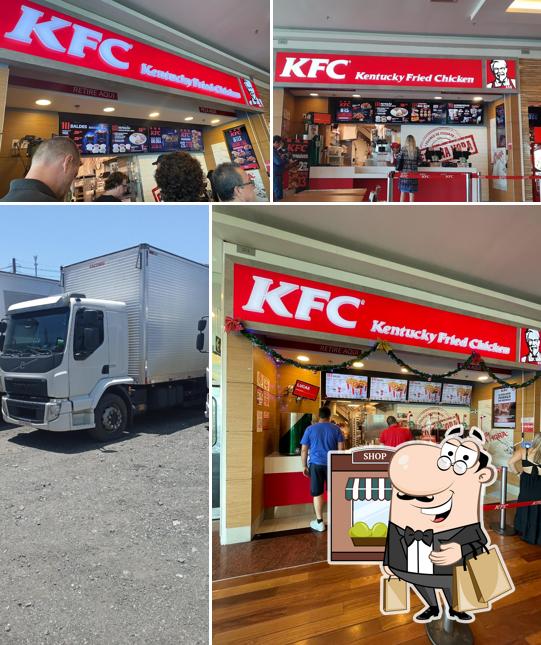 O exterior do KFC